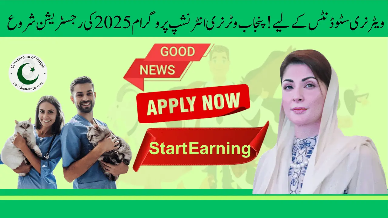 Punjab Veterinary Internship Program 2025 Rs 600M Budget, 1,000 Seats & How to apply & stipends Rs 60,000